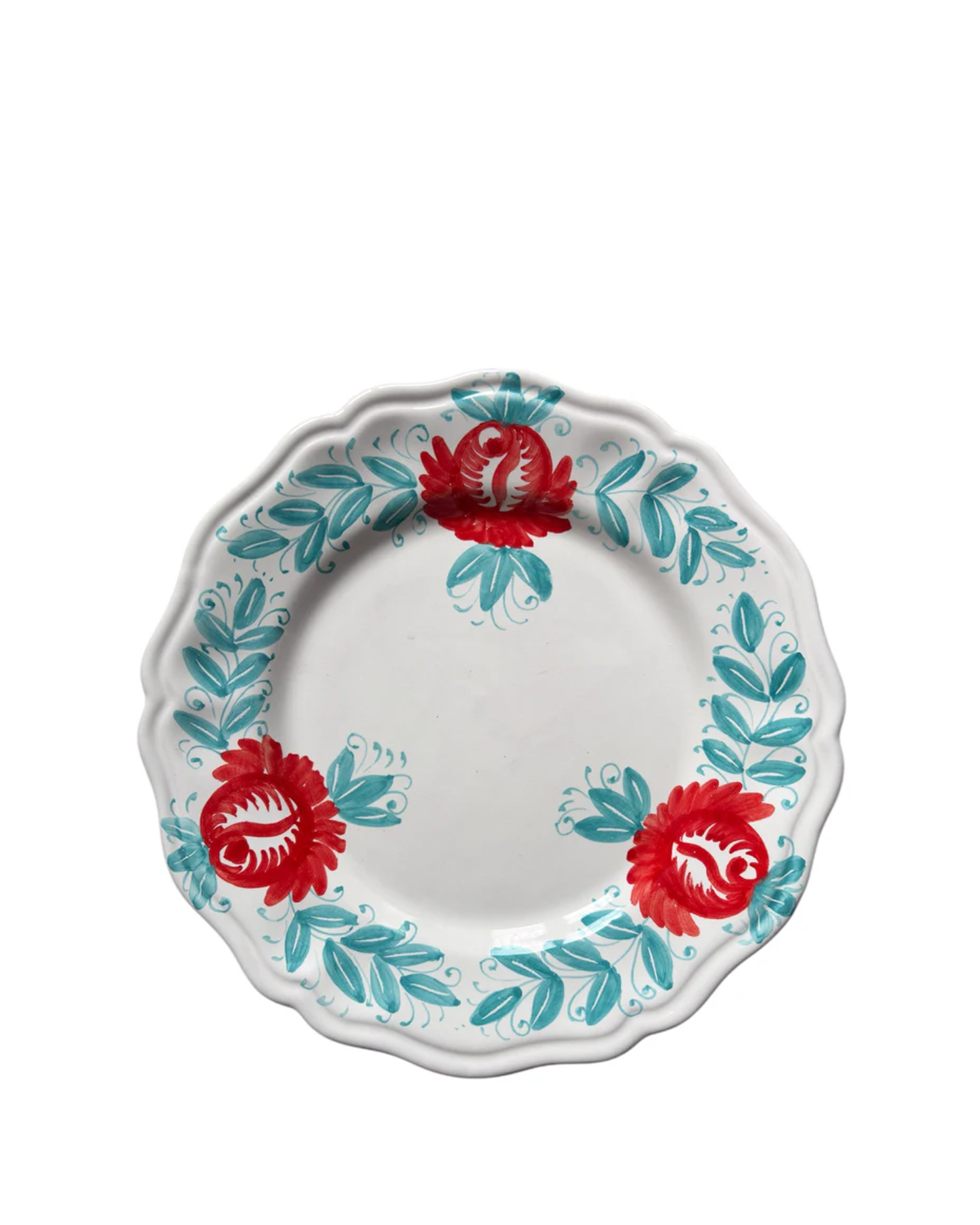 The Bianco Rose Dinner Plate