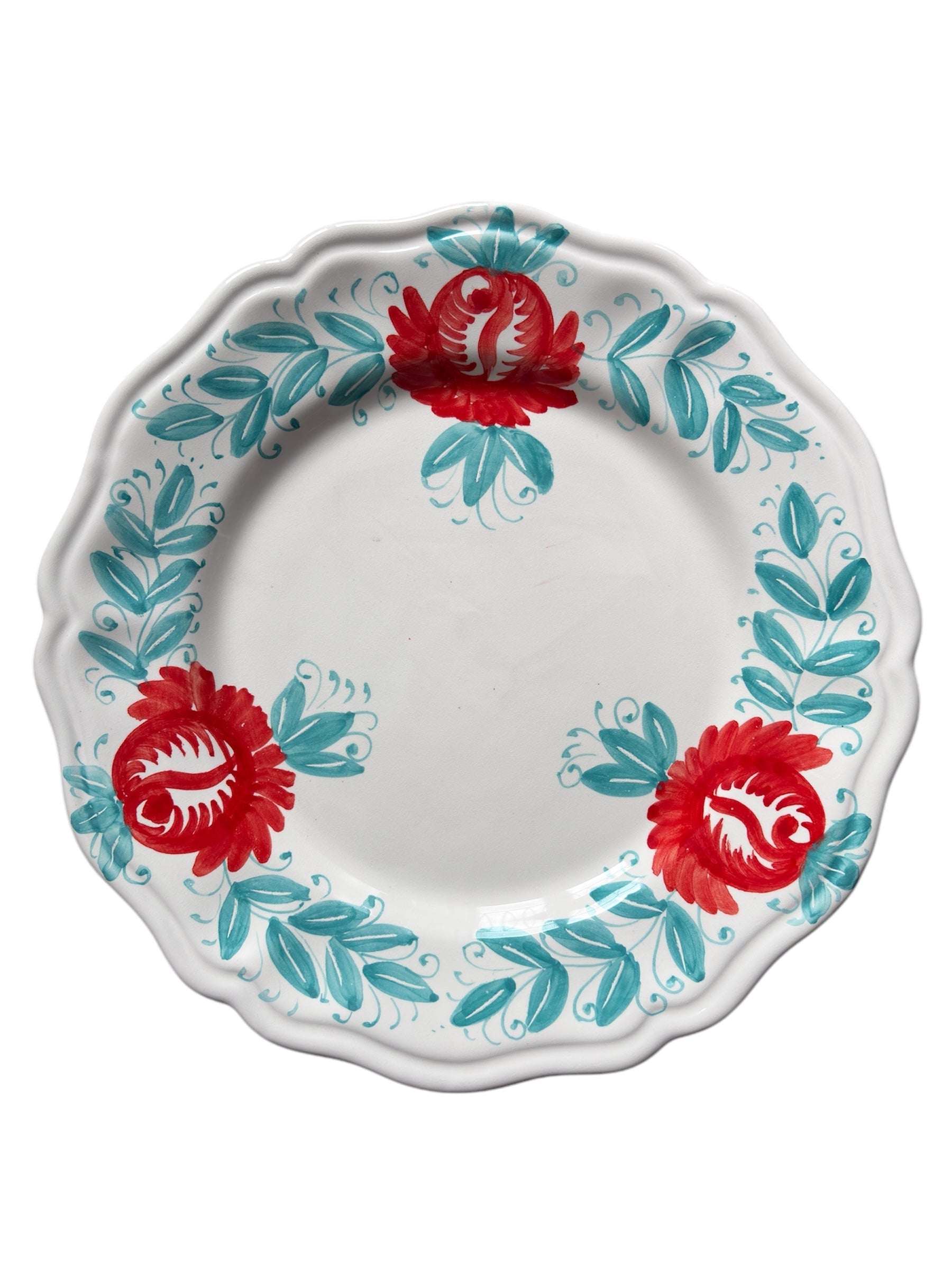 The Bianco Rose Dinner Plate