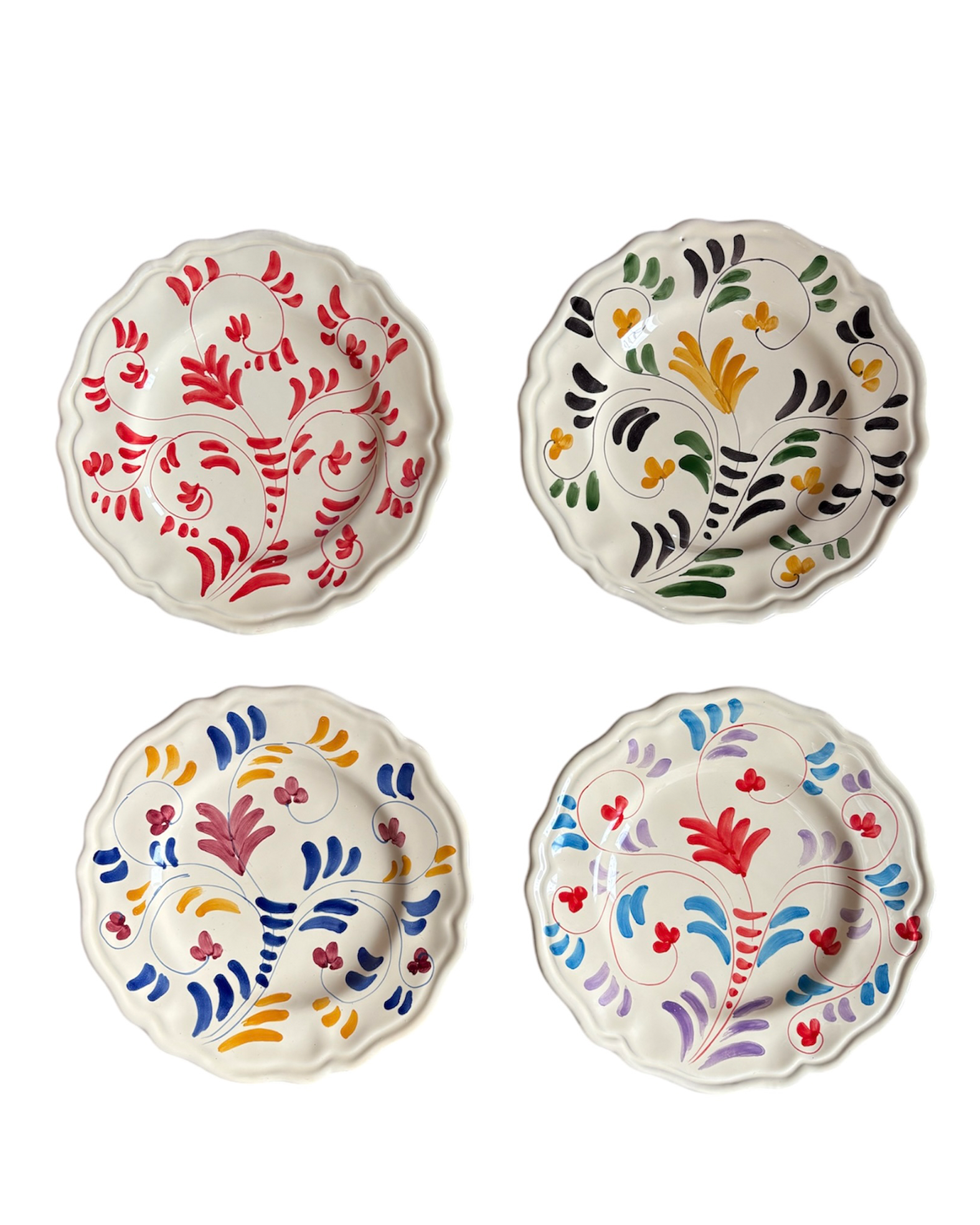 The Vines Holiday Antipasto plate Set of 4