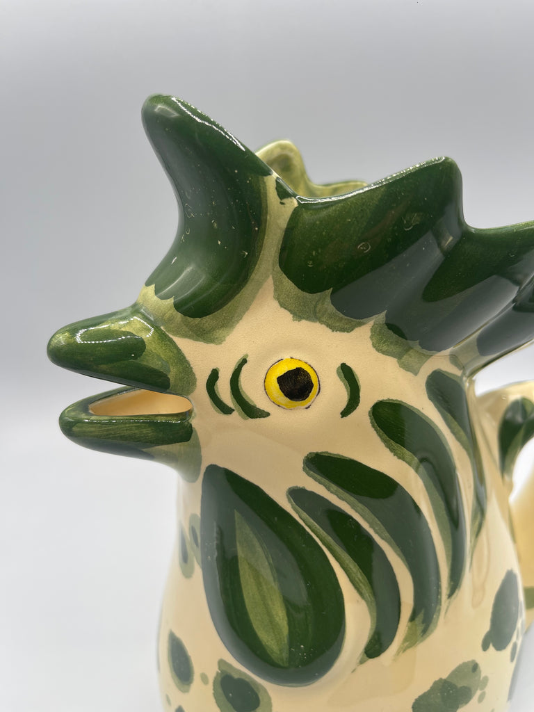 The ‘Tuscan Green’ Rooster Jug