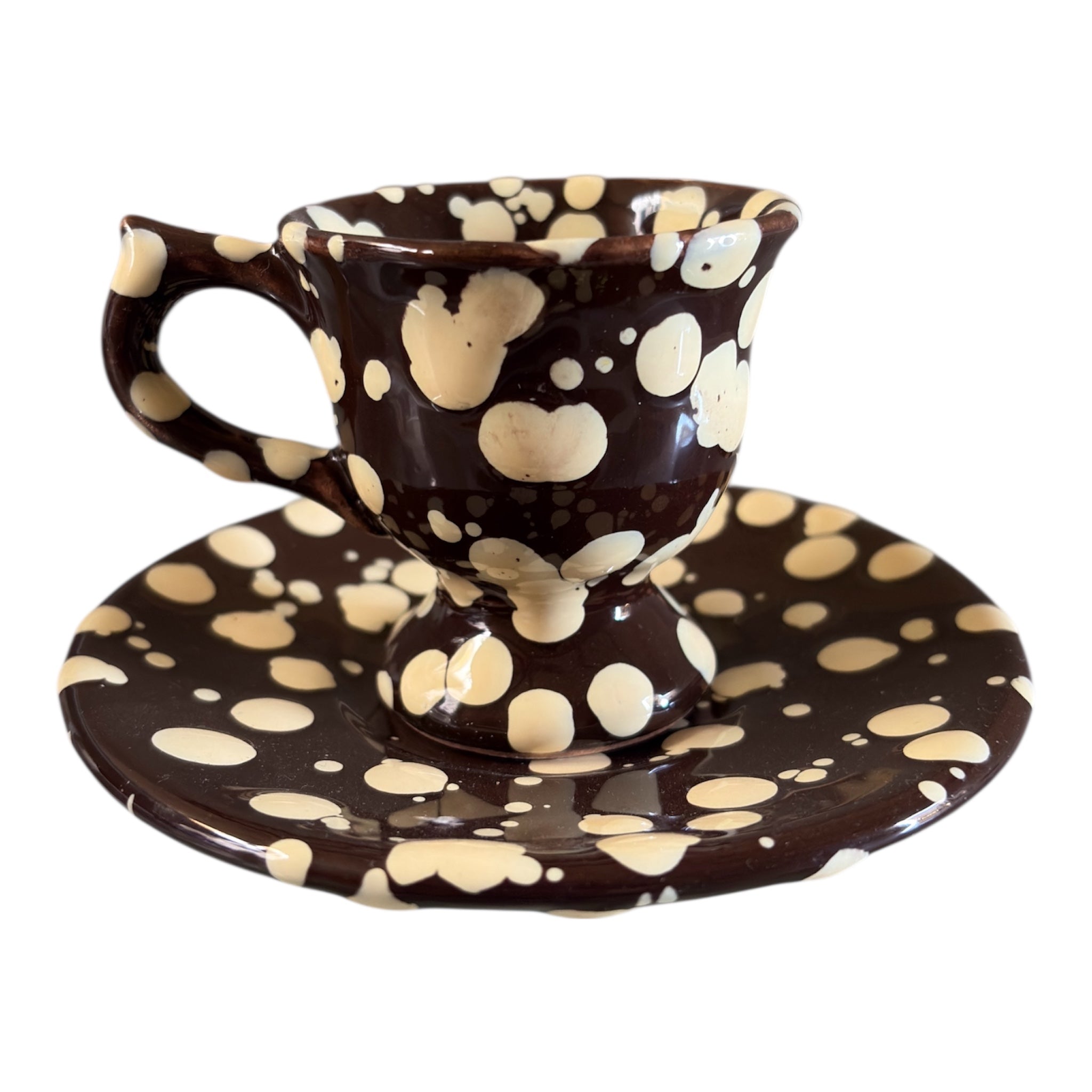 The Footed Espresso Cup & Plate