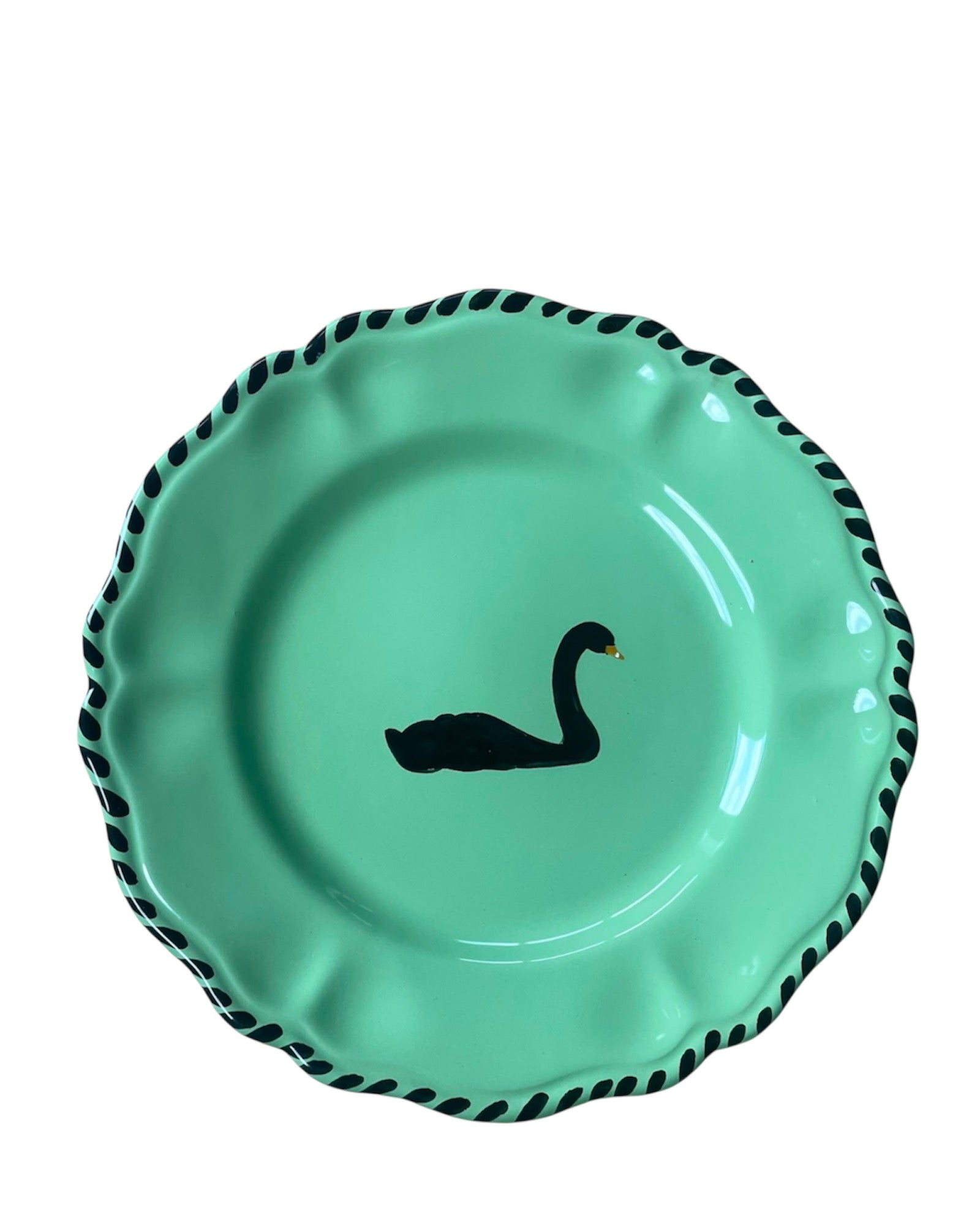 The Black Swan Dinner Plate