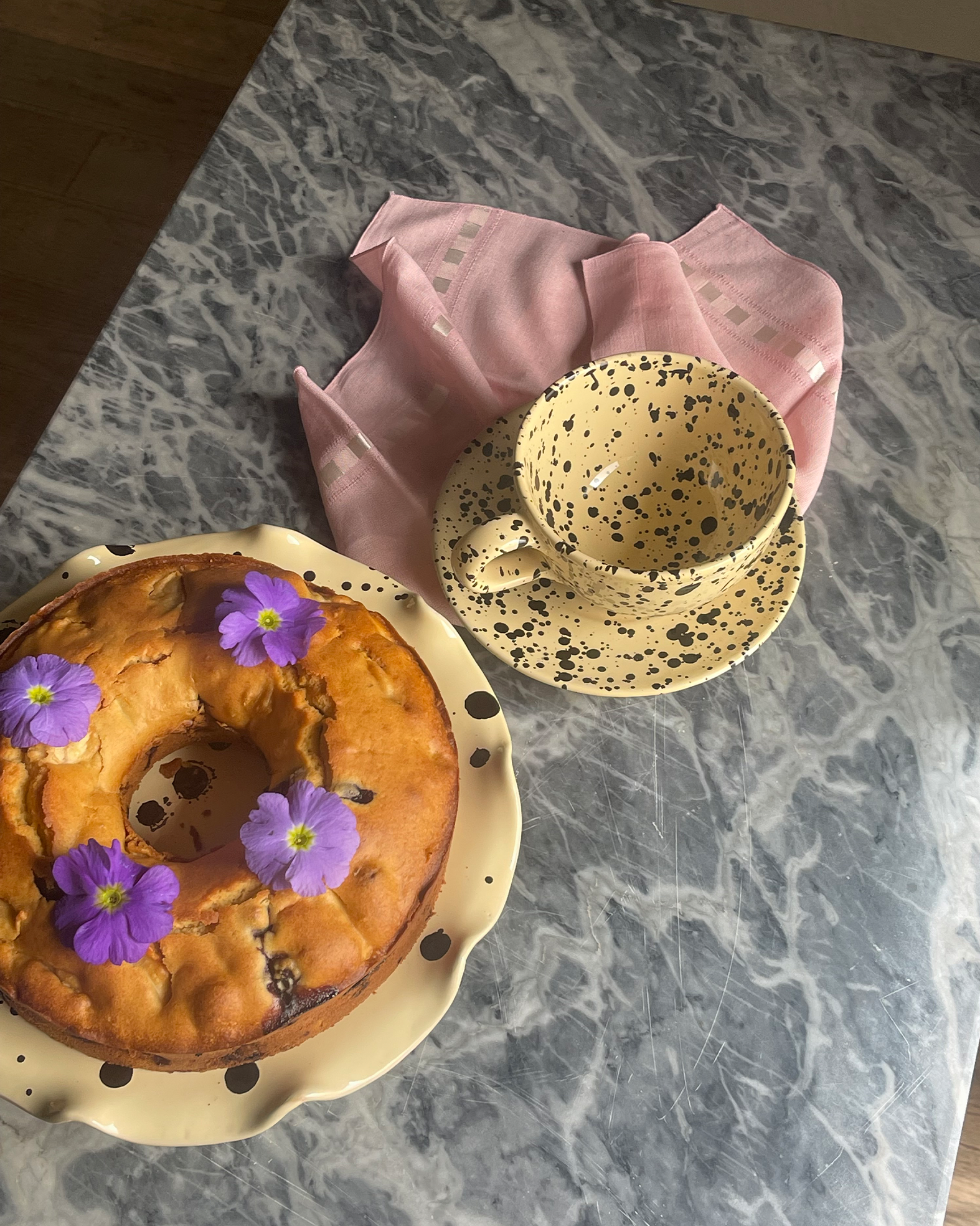 The Breakfast Cup and Plate