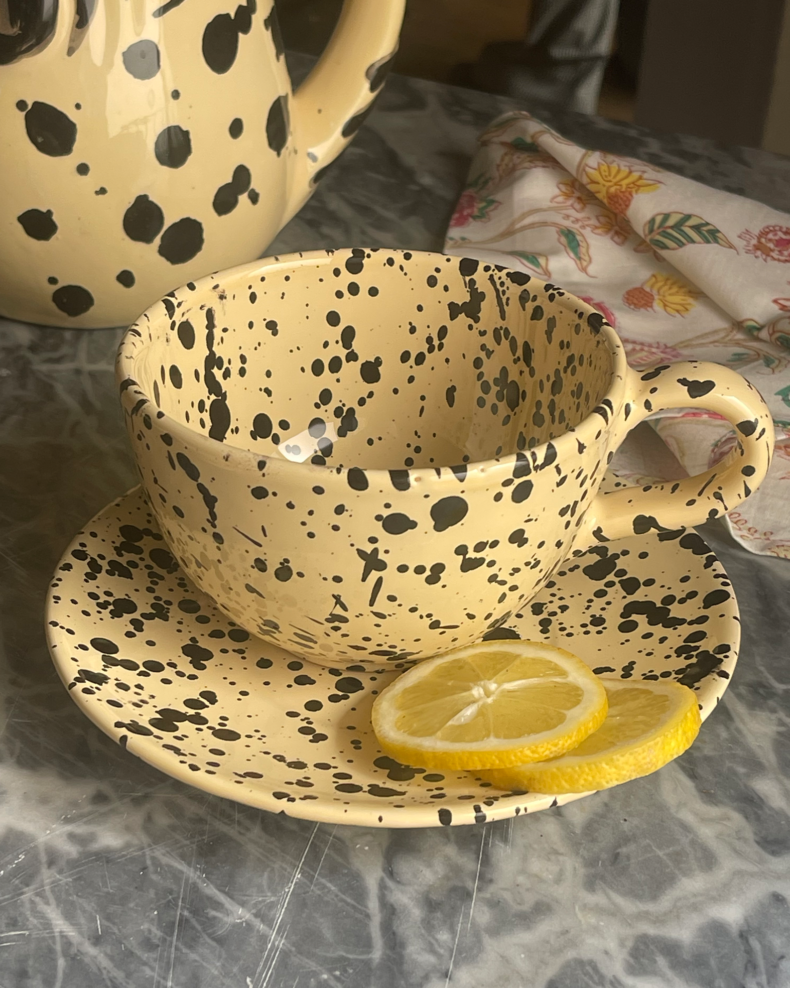 The Breakfast Cup and Plate