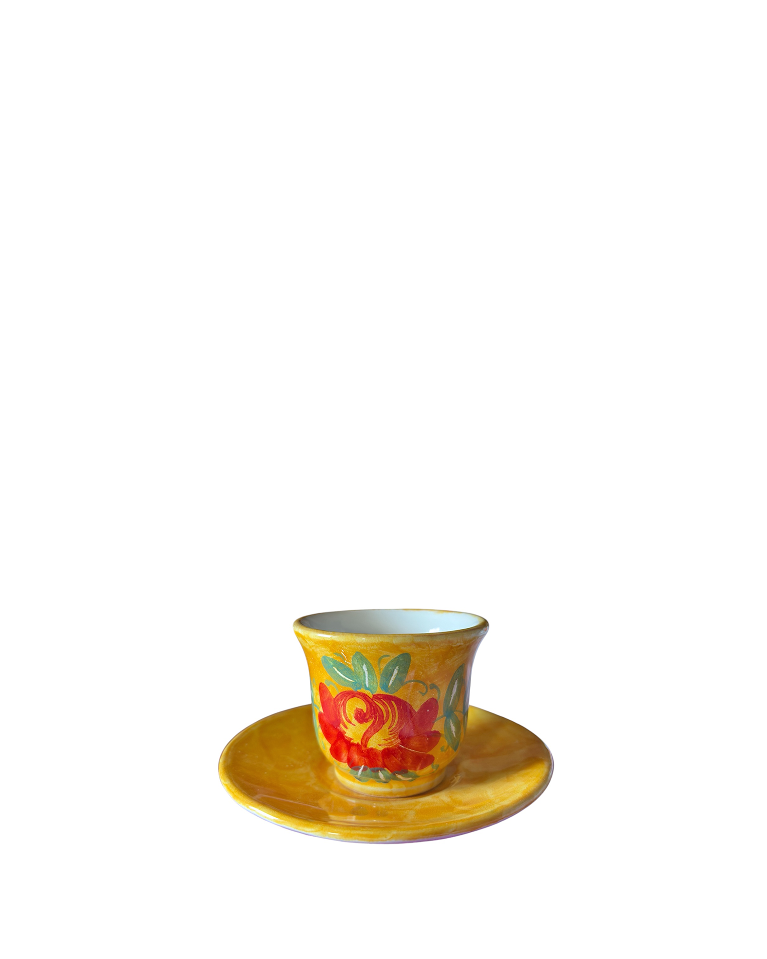 The Senape Rose campanella espresso cup & plate