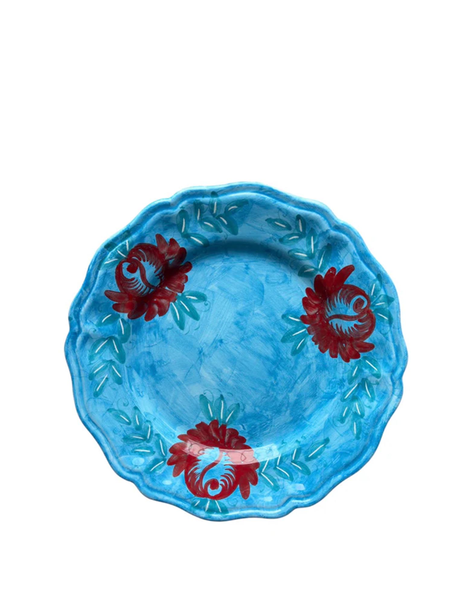 The Blu Rose Dinner Plate