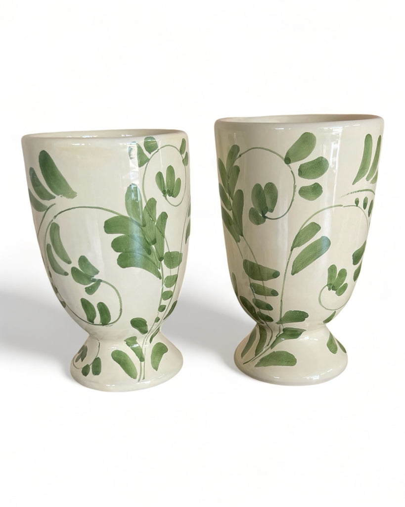 The Vines footed Cup set of 2