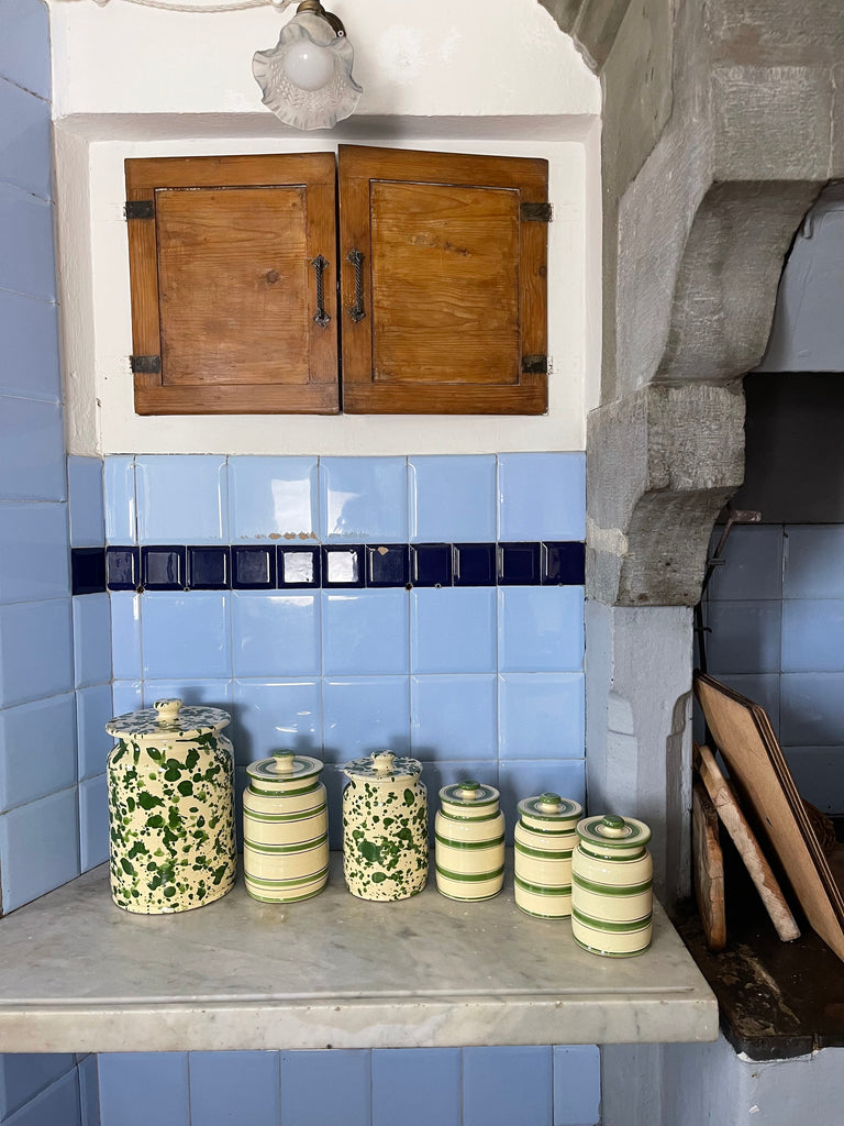 The Classic Italian Style Storage Jar with Lid