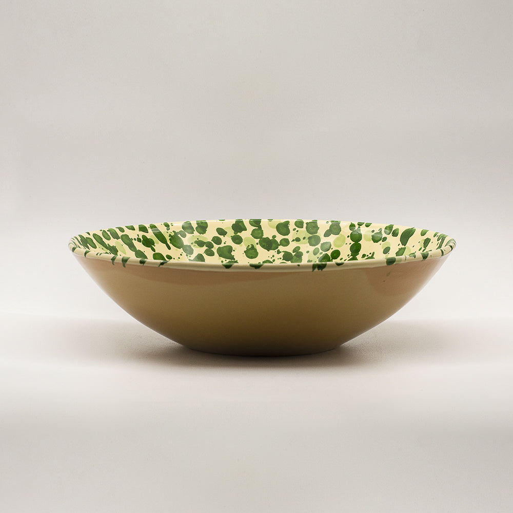Ceramic soup bowl handmade in italy
