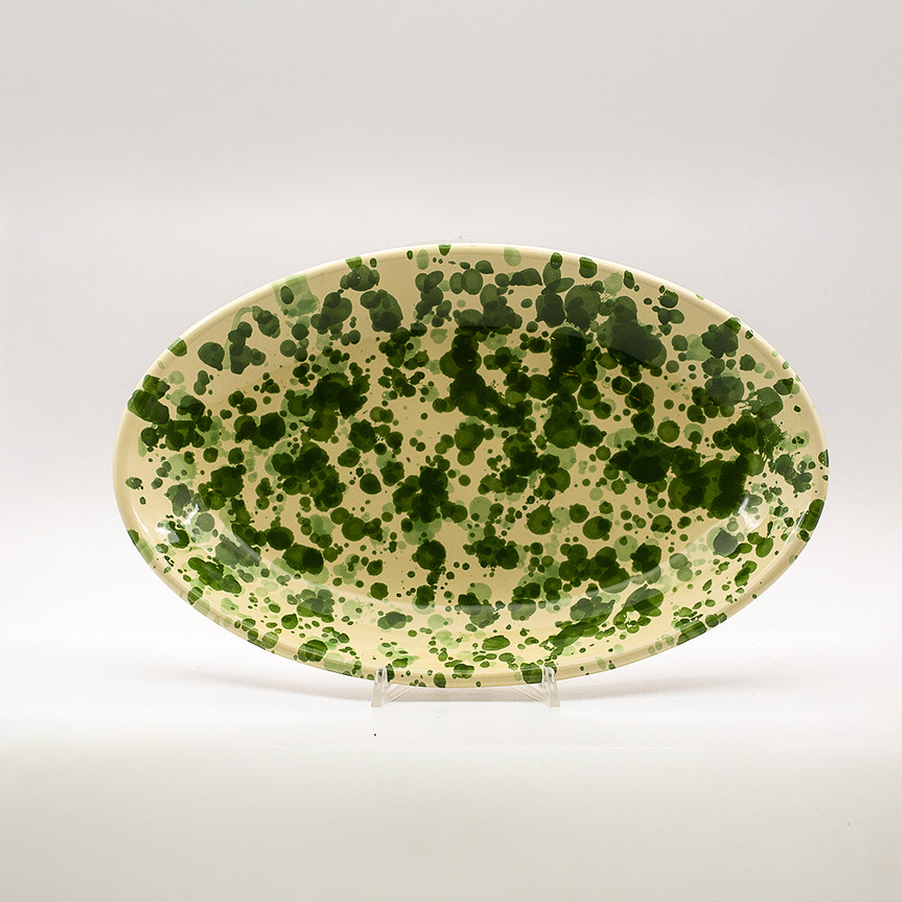 ceramic Oval serving platter 'fiamminga'
