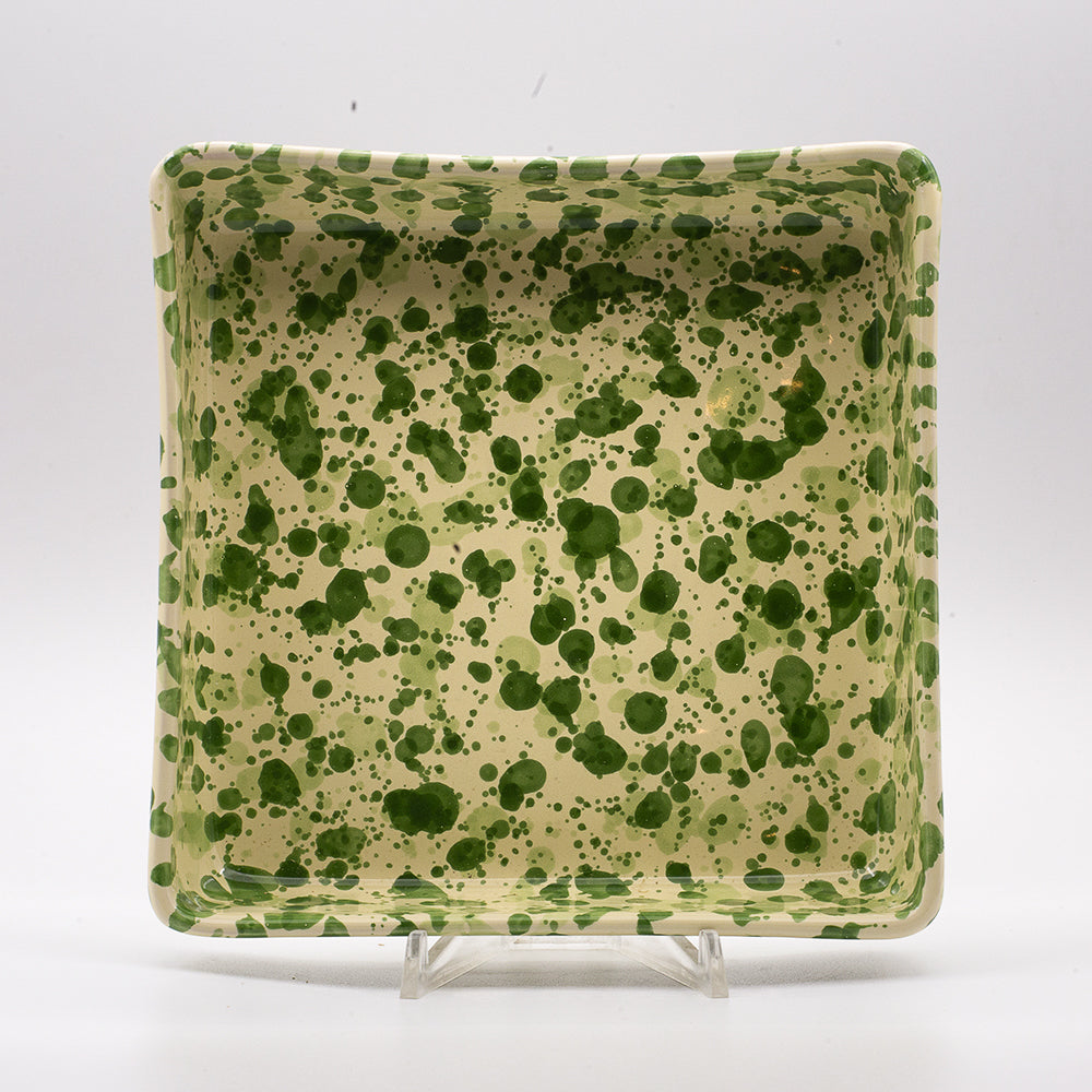 Ceramic Square serving plate deep