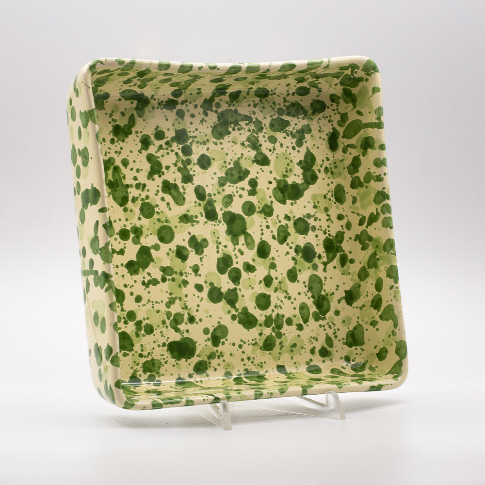 Ceramic Square serving plate deep