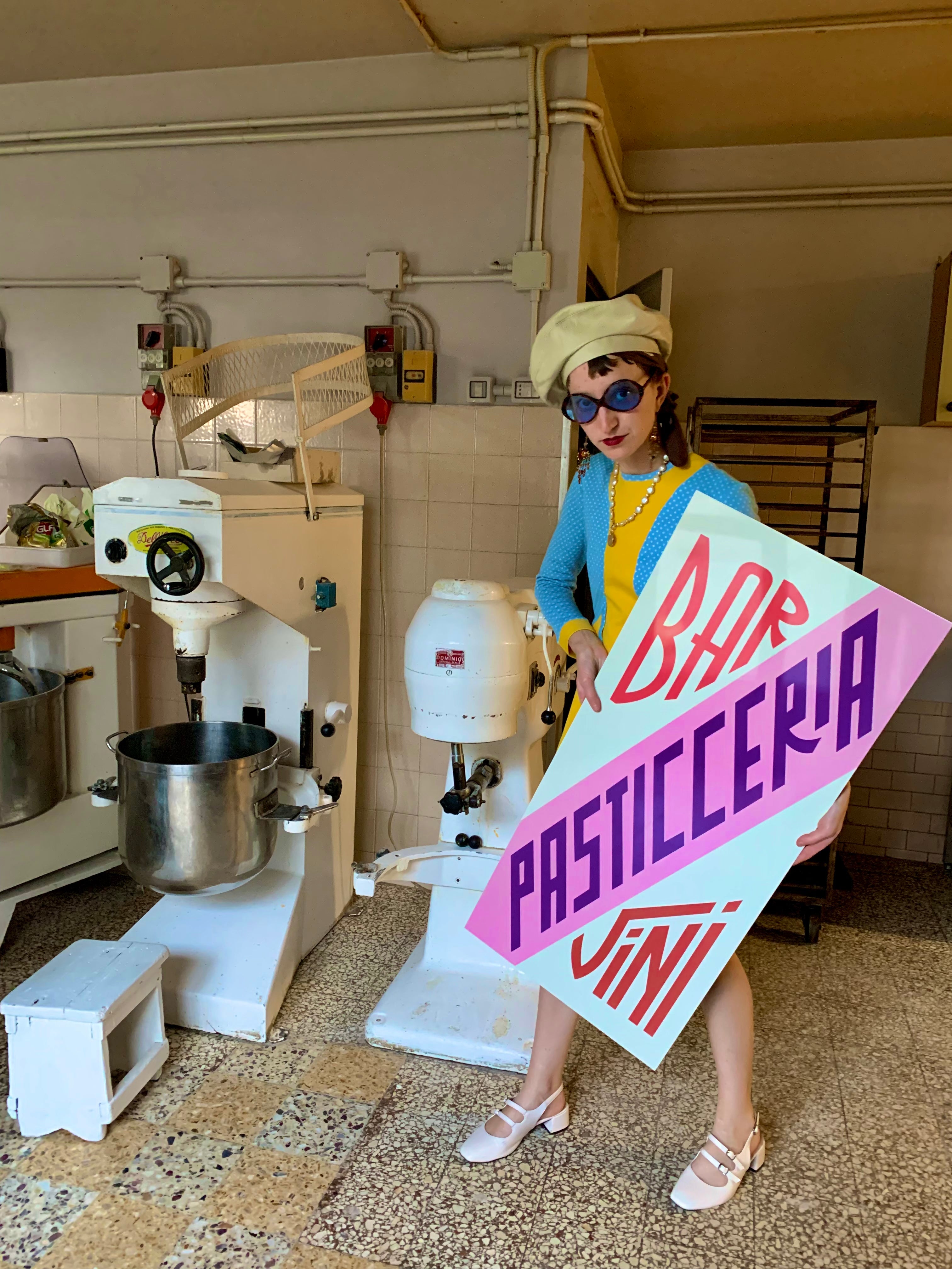 'Pasticceria’ Vintage Inspired Sign 1950's