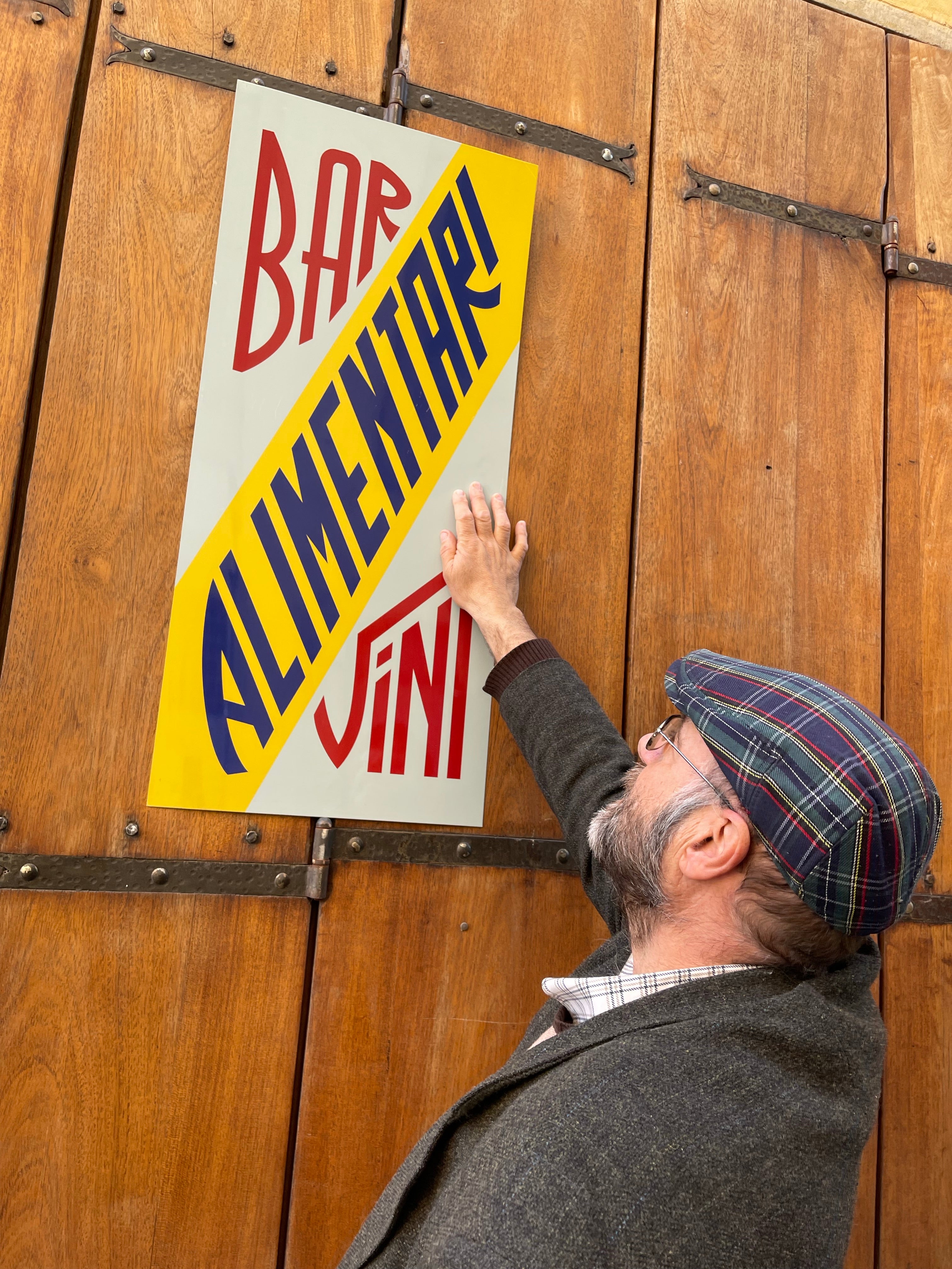 'Alimentari’ Vintage Inspired Sign 1950's
