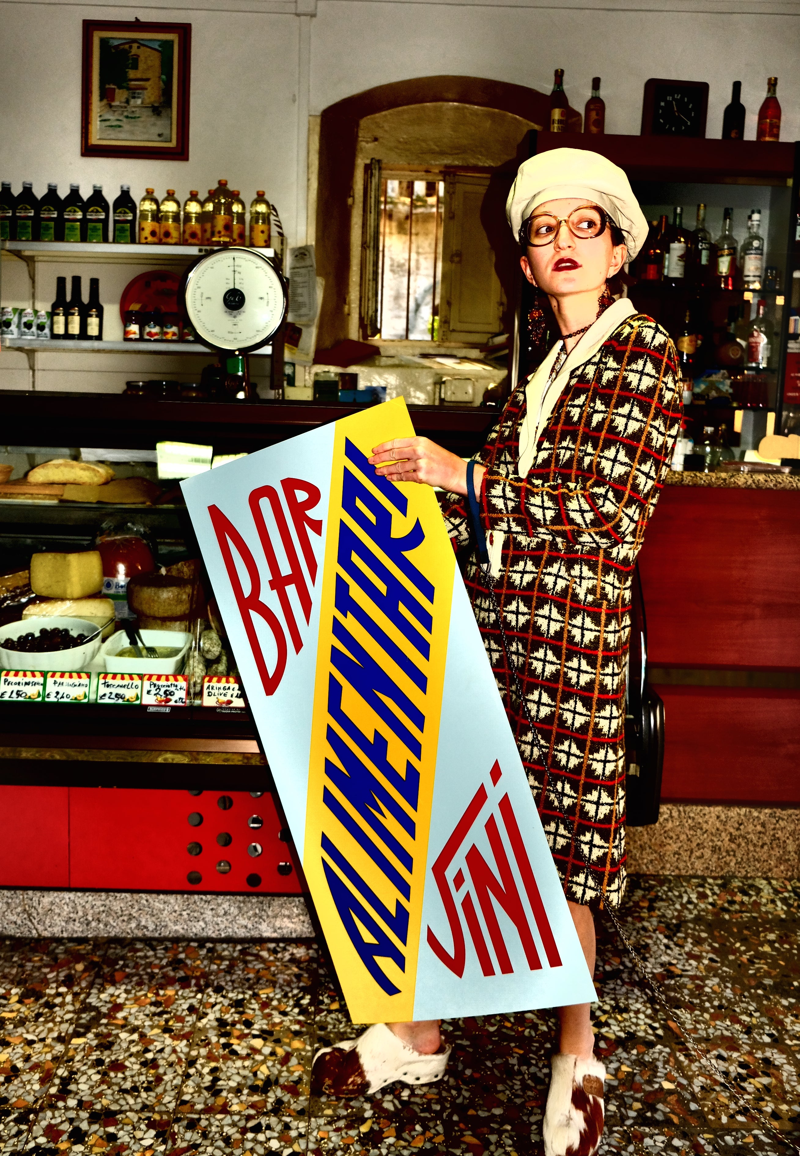 'Alimentari’ Vintage Inspired Sign 1950's